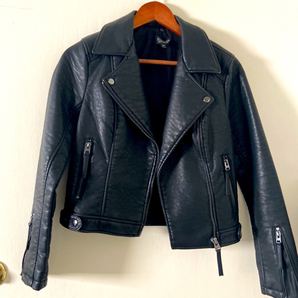New TOPSHOP leather jacket